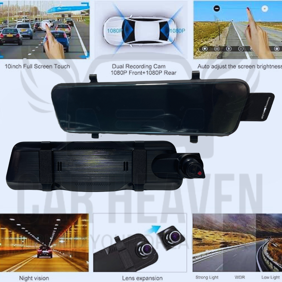 Android HD Rear View Mirror DVR - Car Heaven Original